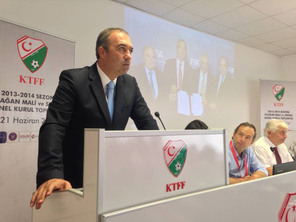 Hasan Sertoğlu yeniden KTFF Başkanı seçildi